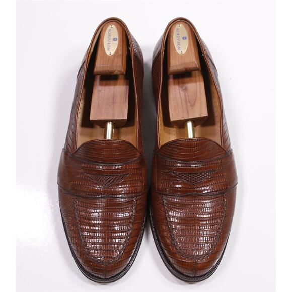 Maus & Hoffman Genuine Lizard Strap Penny Loafers Men\'s US 13 M main image 6